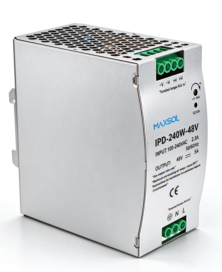 Alimentation industrielle 48 V, 240 W, rail DIN