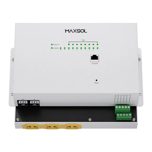 Commutateur PoE solaire industriel administrable 8GE+2GF