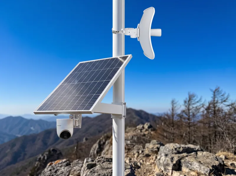 Alimentation solaire pour caméras IP et CPE sans fil