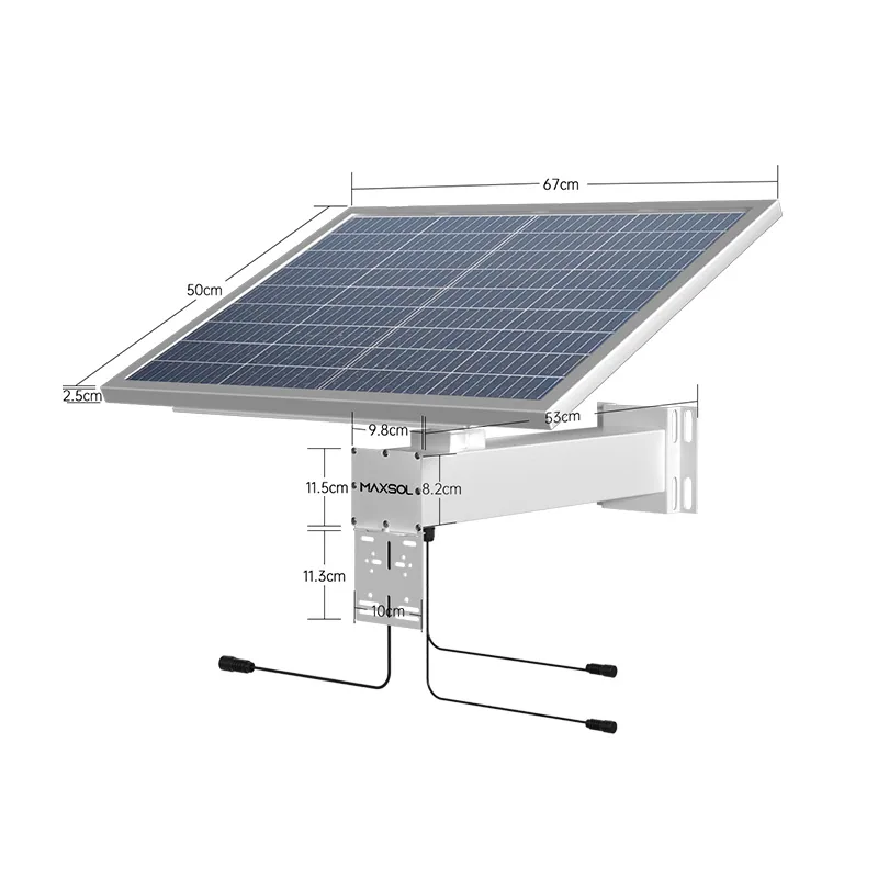 Kit solaire 60 W avec batterie LiFePO4 de 384 Wh