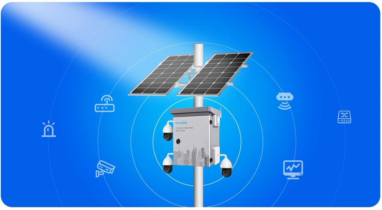 Système solaire extérieur intégré MAXSOL