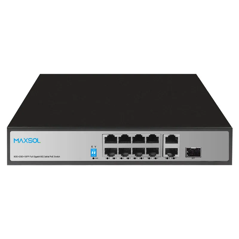 PS1802FG : commutateur Gigabit PoE+, 8 ports, RJ45/SFP
