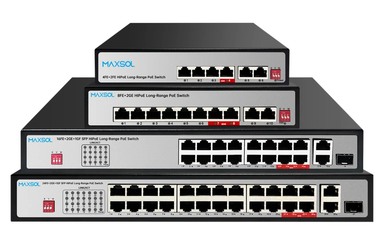 Switch PoE commercial 100Mbps