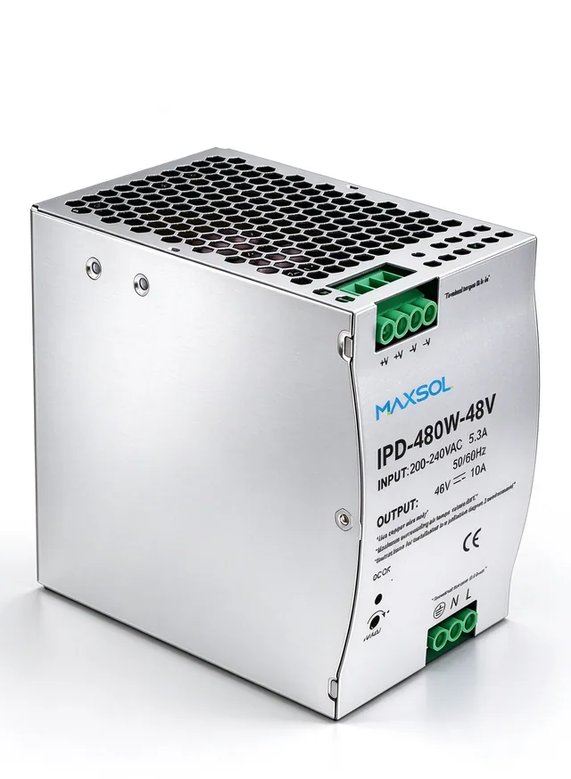 Alimentation industrielle 48 V, 480 W, rail DIN