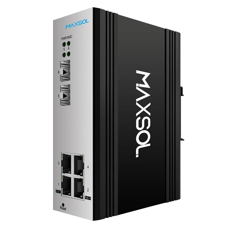 Commutateur PoE++ Gigabit industriel administrable à 4 ports