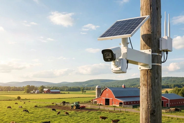 Alimentation solaire pour la vidéosurveillance agricole