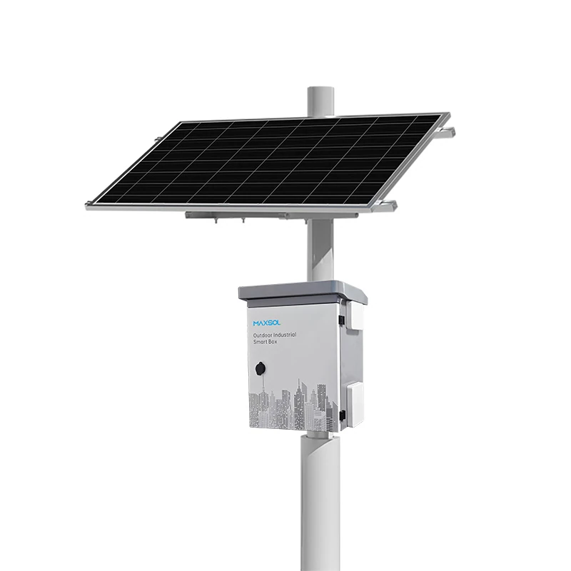 Système solaire 200W avec batterie LiFePO4 100Ah pour CCTV