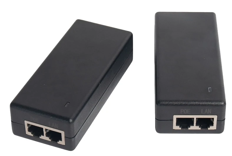 Injecteur PoE Gigabit 2GE, 24 W