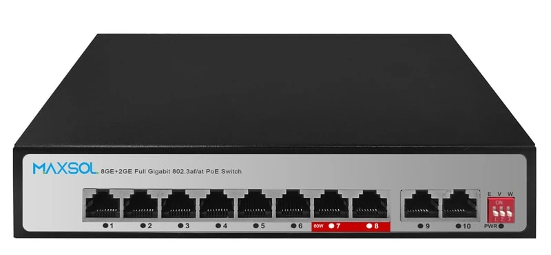 Commutateur PoE Gigabit non administrable longue portée, 8 ports, 120W