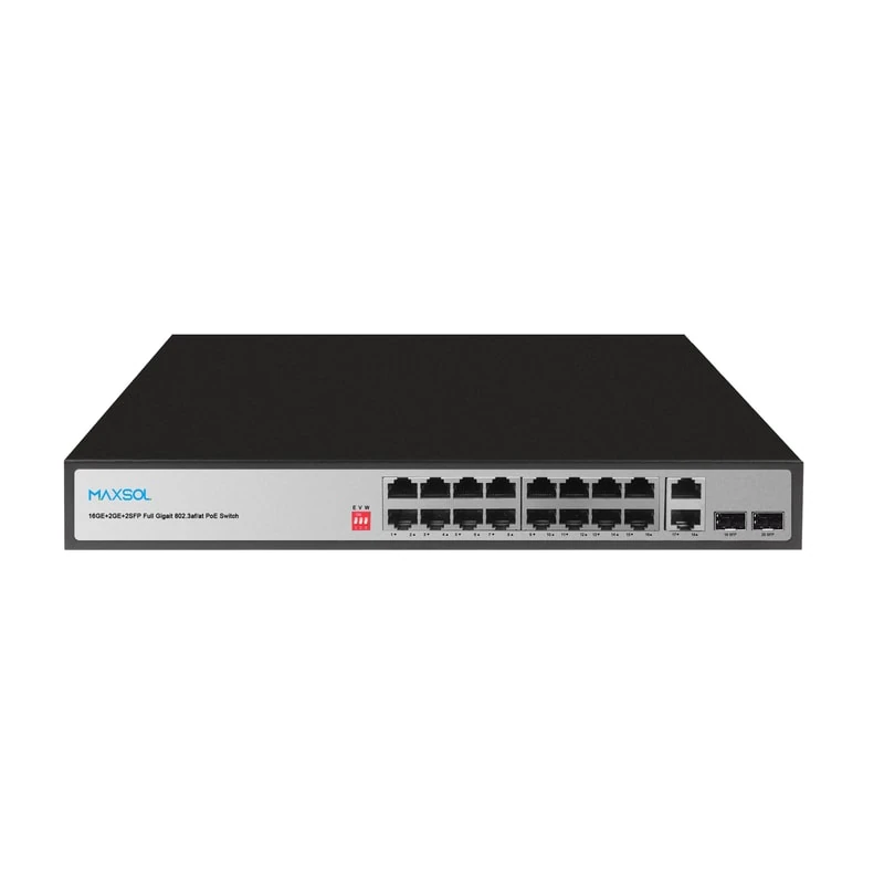 Commutateur PoE Gigabit non administrable longue portée, 16 ports, 200W