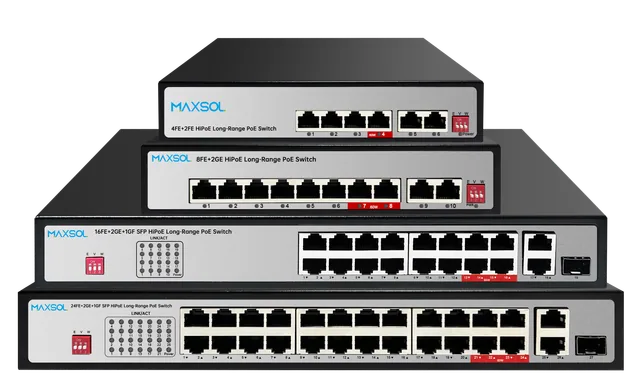 Switch PoE commercial 100Mbps