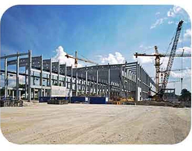 Système solaire sur un chantier