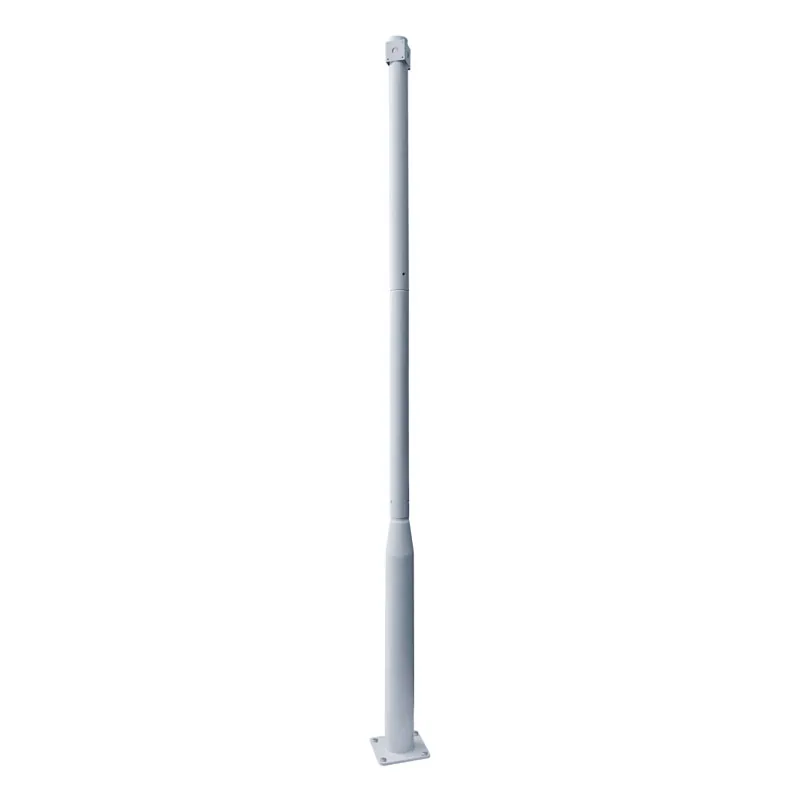Mât modulaire de vidéosurveillance en acier galvanisé, 3 m