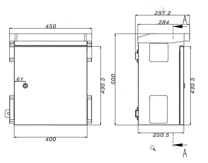 Vue d’ensemble des dimensions du produit