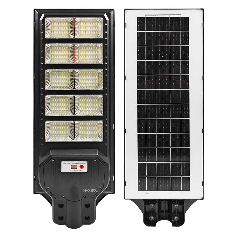 Système de lampadaire LED solaire intégré 15W