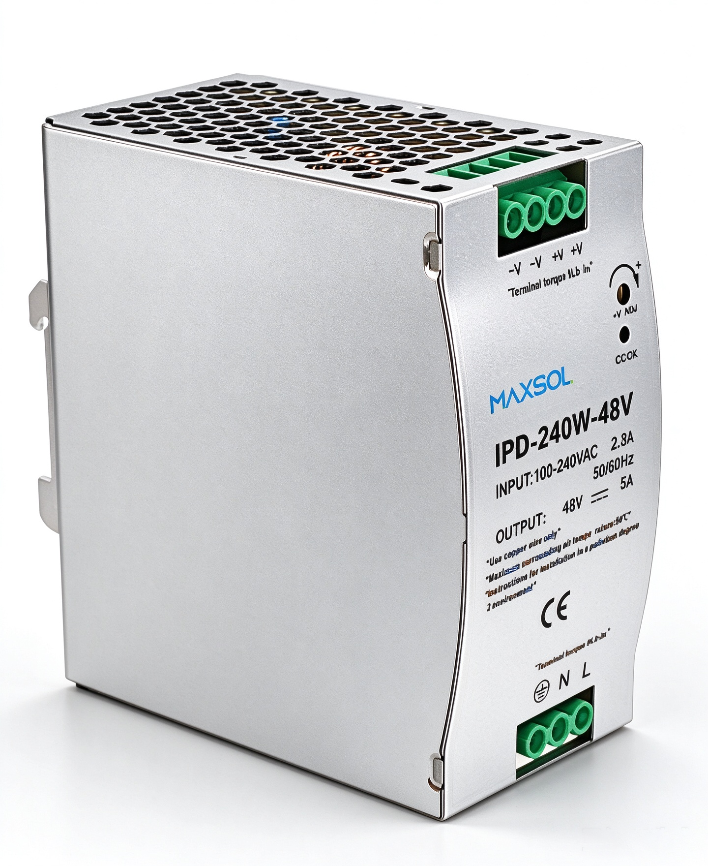 Alimentation industrielle 48 V, 240 W, rail DIN