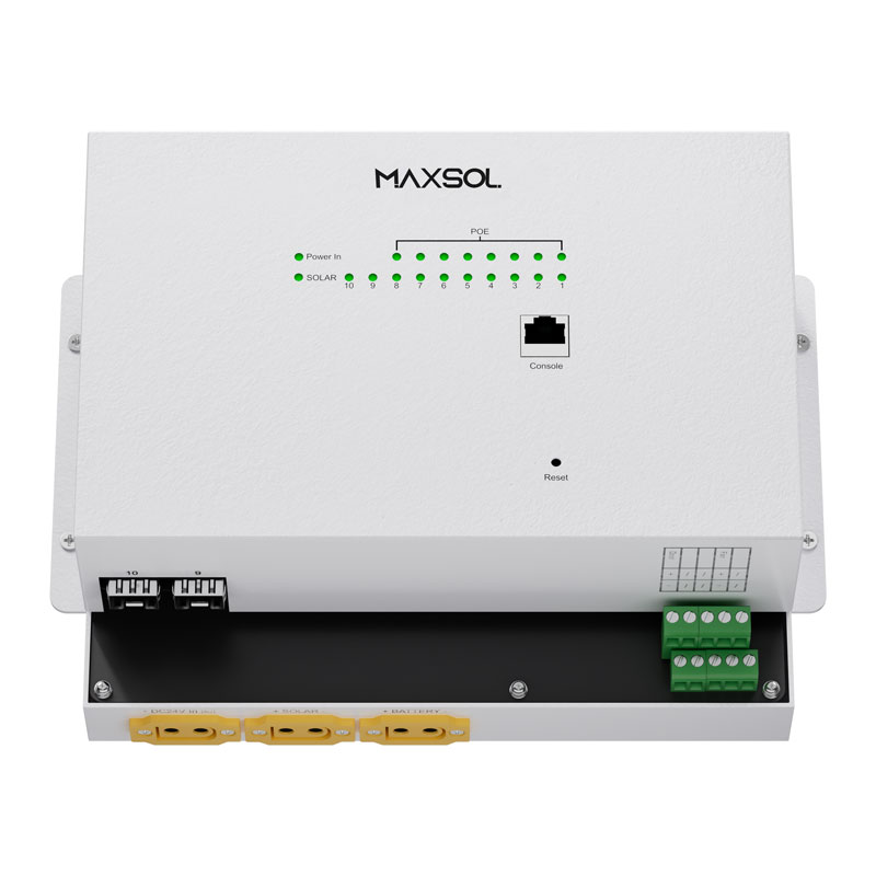Commutateur PoE solaire industriel administrable 8GE+2GF